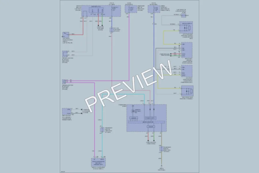 2011 Lexus LS600h Warning Systems wiring diagram preview