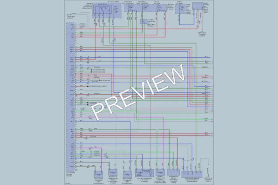 2011 Lexus LX570 Air Conditioning wiring diagram preview