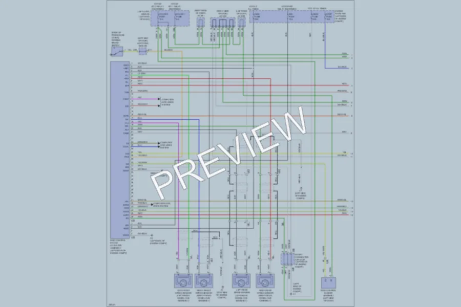2011 Lexus LX570 Anti Lock Brakes wiring diagram preview