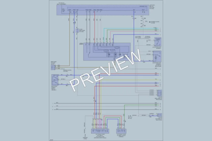 2011 Lexus LX570 Anti Theft wiring diagram preview