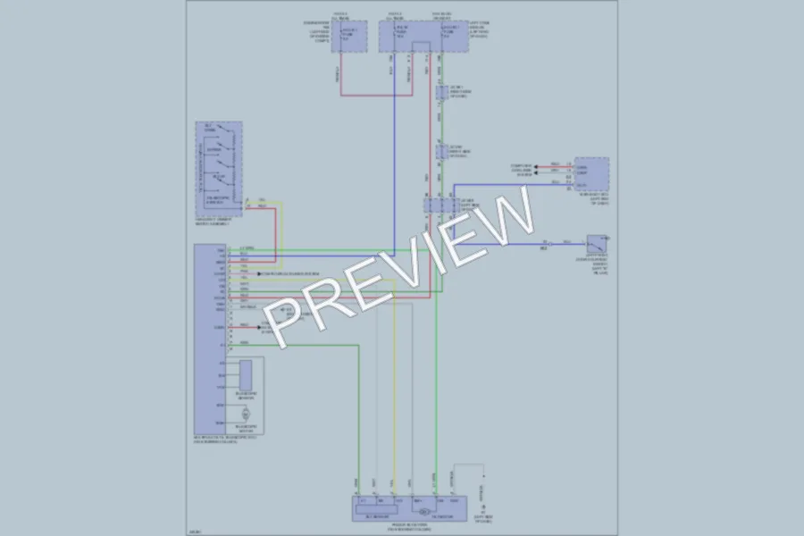 2011 Lexus LX570 Electronic Power Steering wiring diagram preview
