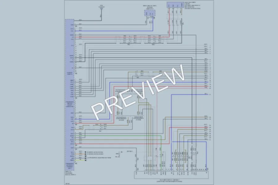 2011 Lexus LX570 Navigation wiring diagram preview