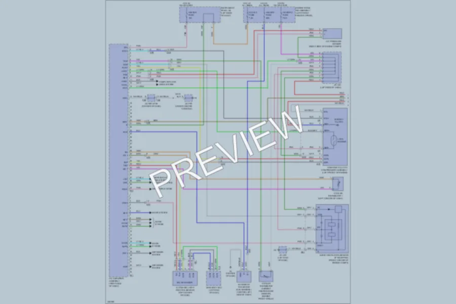 2011 Lexus RX350 Air Conditioning wiring diagram preview