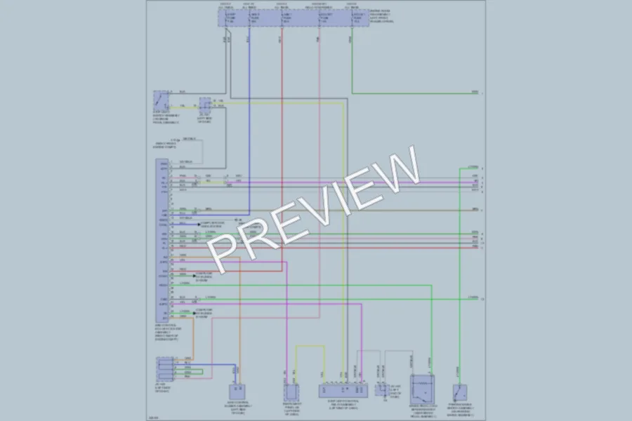 2011 Lexus RX350 Anti Lock Brakes wiring diagram preview