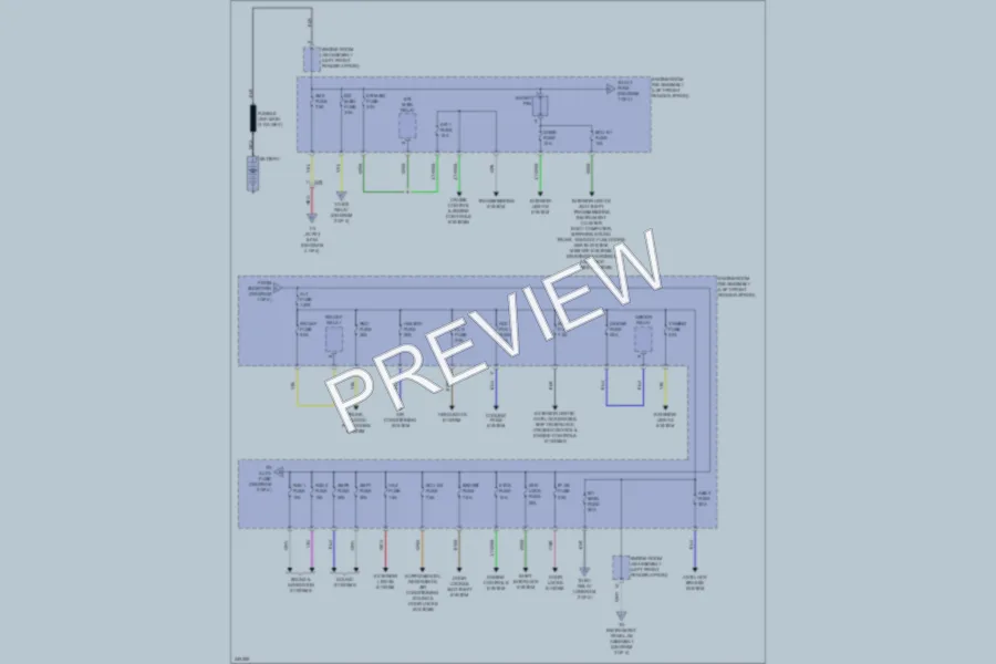 2011 Lexus RX350 Power Distribution wiring diagram preview
