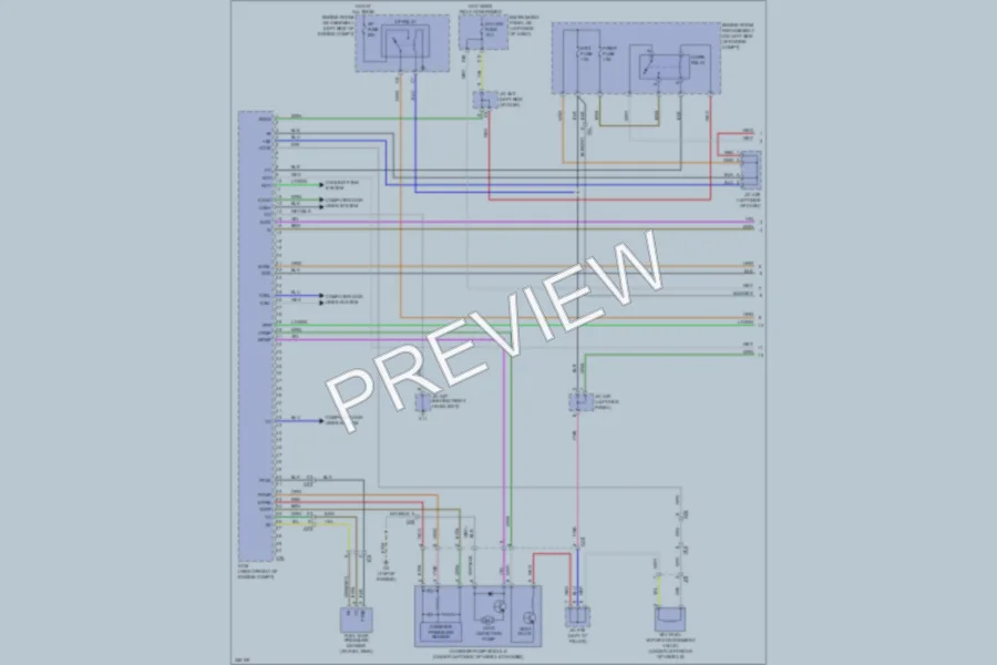 2011 Lexus RX450h Engine Performance wiring diagram preview