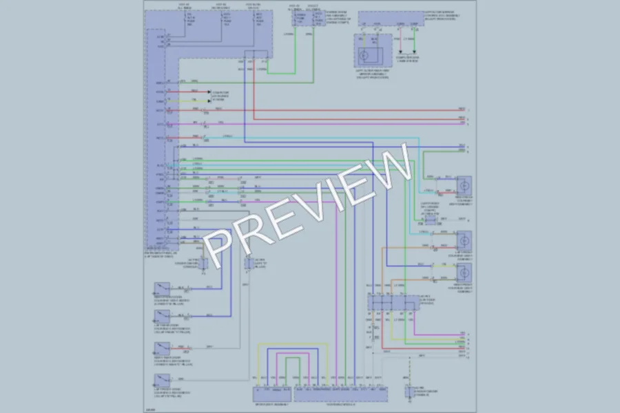 2011 Lexus RX450h Interior Lights wiring diagram preview