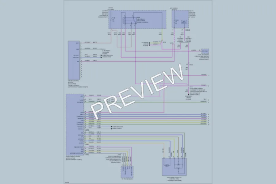 2011 Lincoln MKS Cruise Control wiring diagram preview