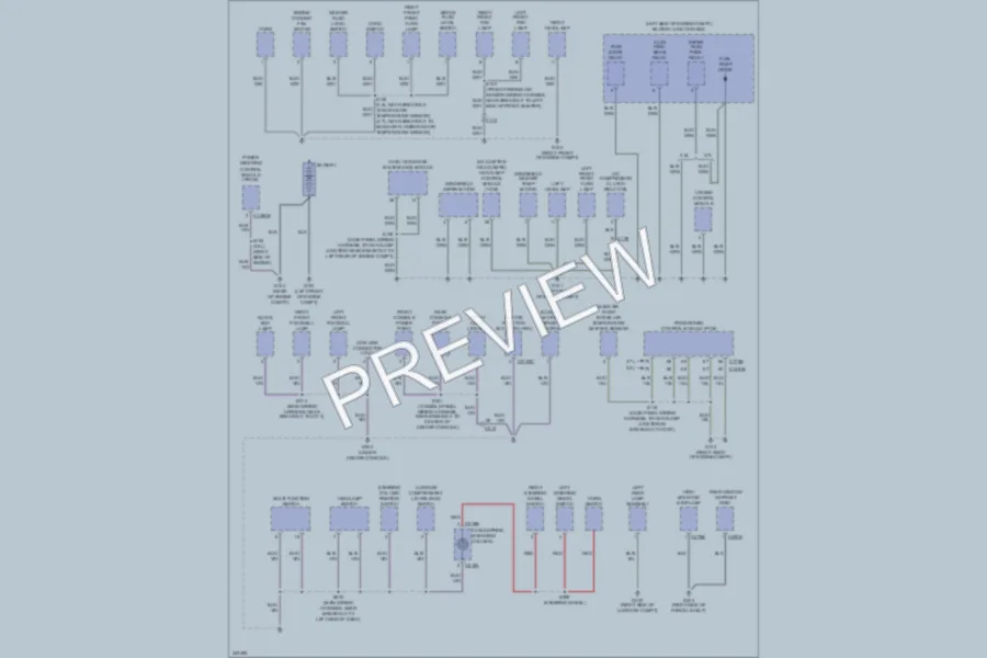 2011 Lincoln MKS Ground Distribution wiring diagram preview