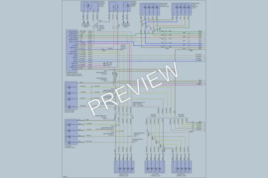 2011 Lincoln MKT Interior Lights wiring diagram preview