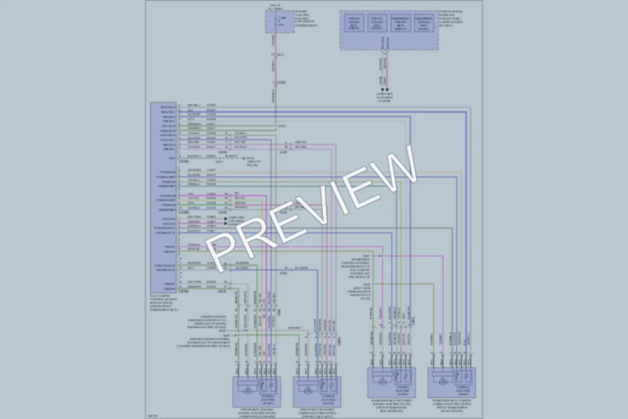 2011 Lincoln MKT Power Seats wiring diagram preview