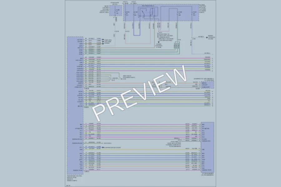 2011 Lincoln MKT Transmission wiring diagram preview