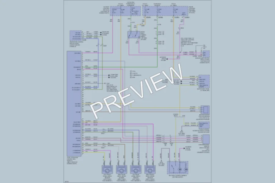 2011 Lincoln MKZ Anti Lock Brakes wiring diagram preview
