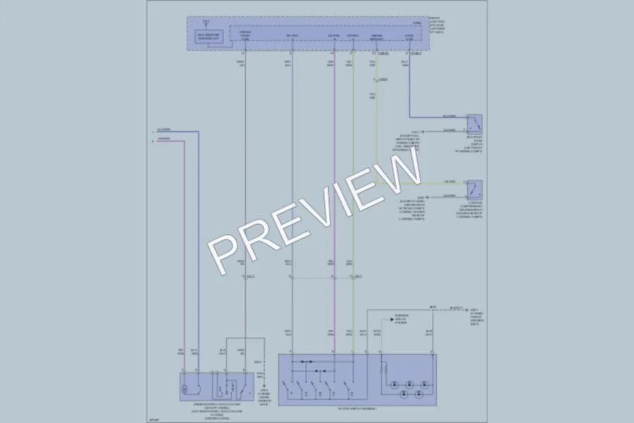 2011 Lincoln MKZ Anti Theft wiring diagram preview