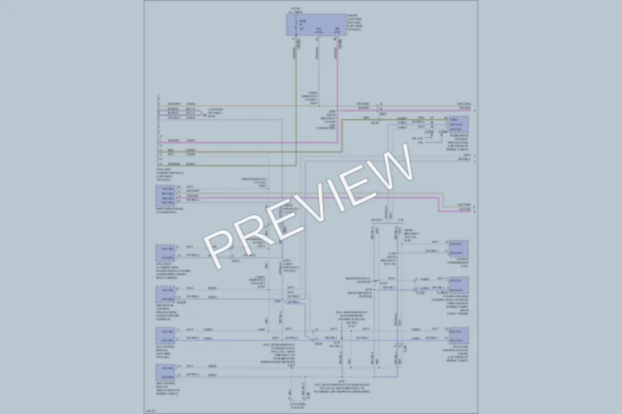 2011 Lincoln MKZ Computer Data Lines wiring diagram preview