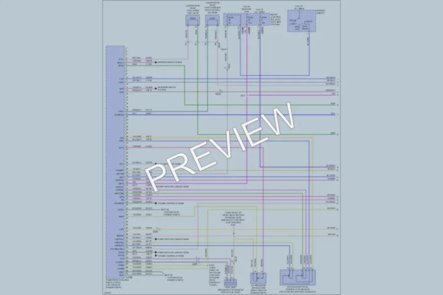 2011 Lincoln MKZ Engine Performance wiring diagram preview