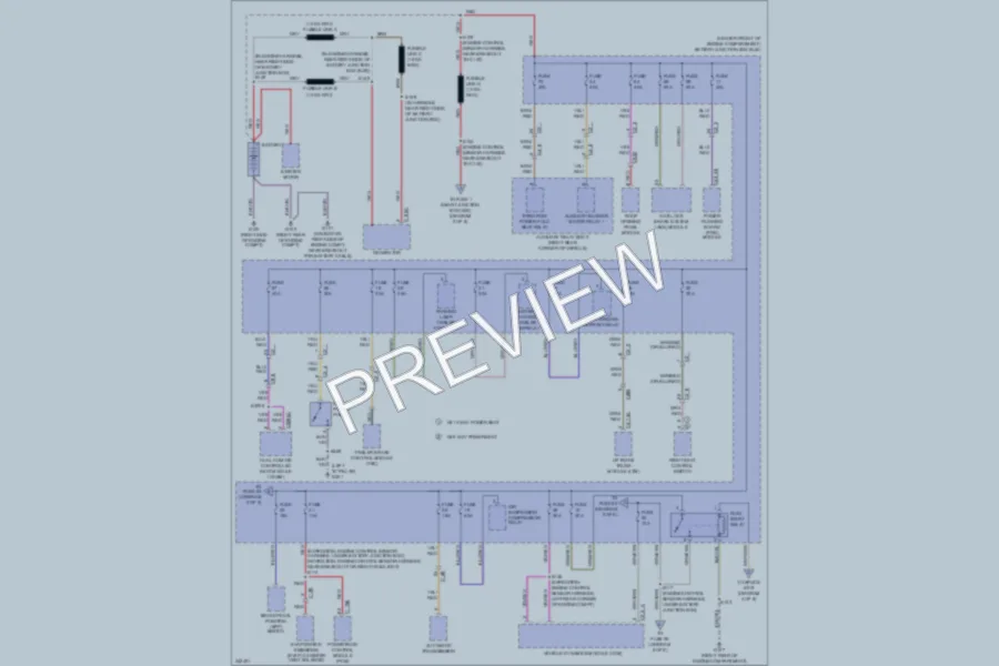 2011 Lincoln NavigatorL Power Distribution wiring diagram preview