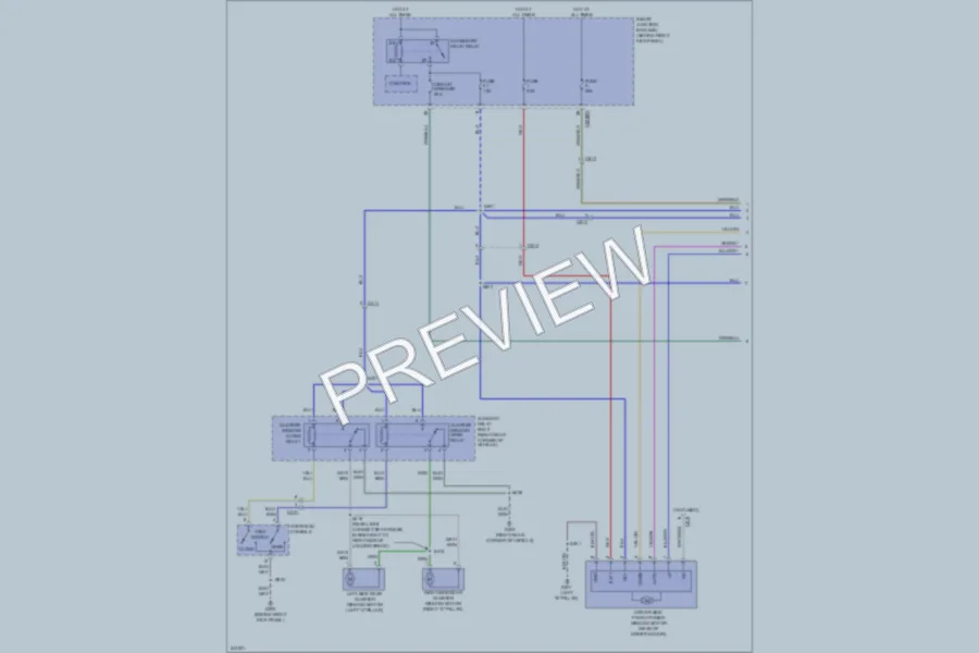 2011 Lincoln NavigatorL Power Windows wiring diagram preview