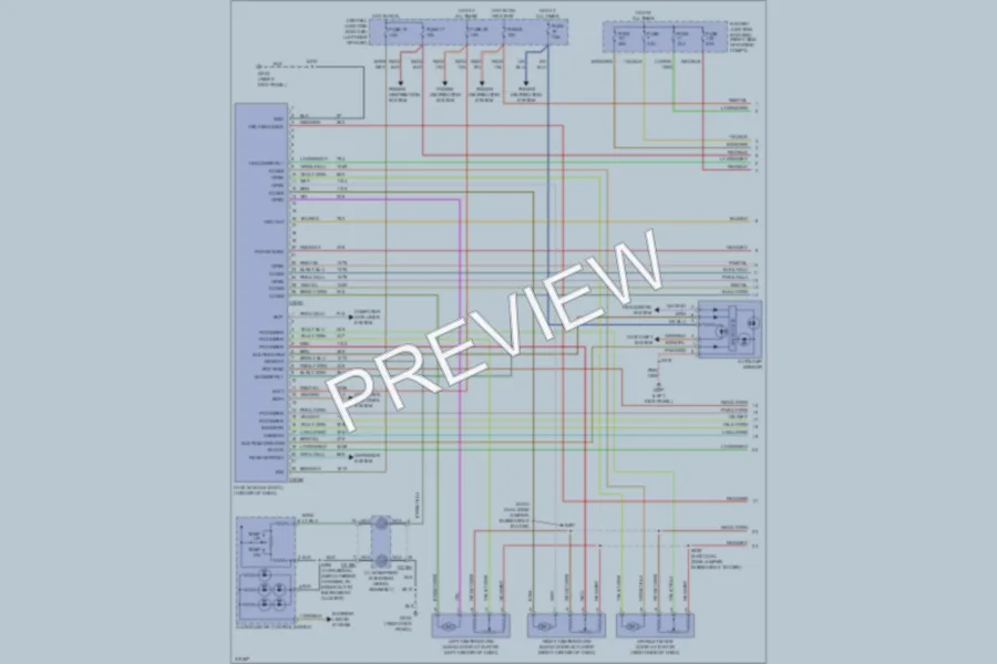 2011 Lincoln TownCar Air Conditioning wiring diagram preview