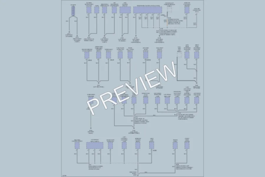 2011 Lincoln TownCar Ground Distribution wiring diagram preview