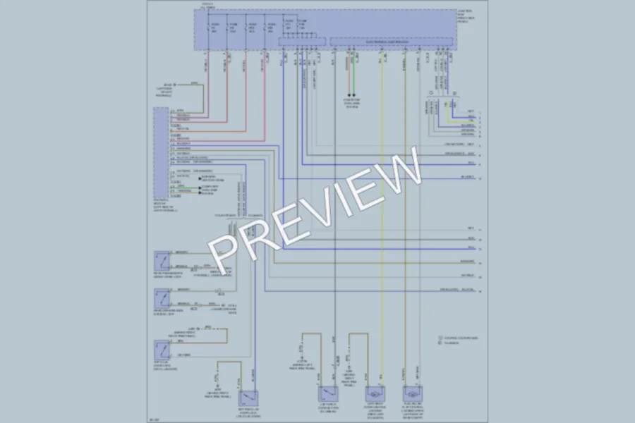 2011 MINI Cooper Anti Theft wiring diagram preview
