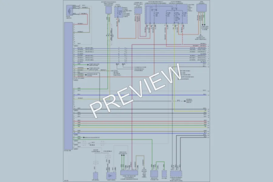 2011 MINI CooperClubman Navigation wiring diagram preview