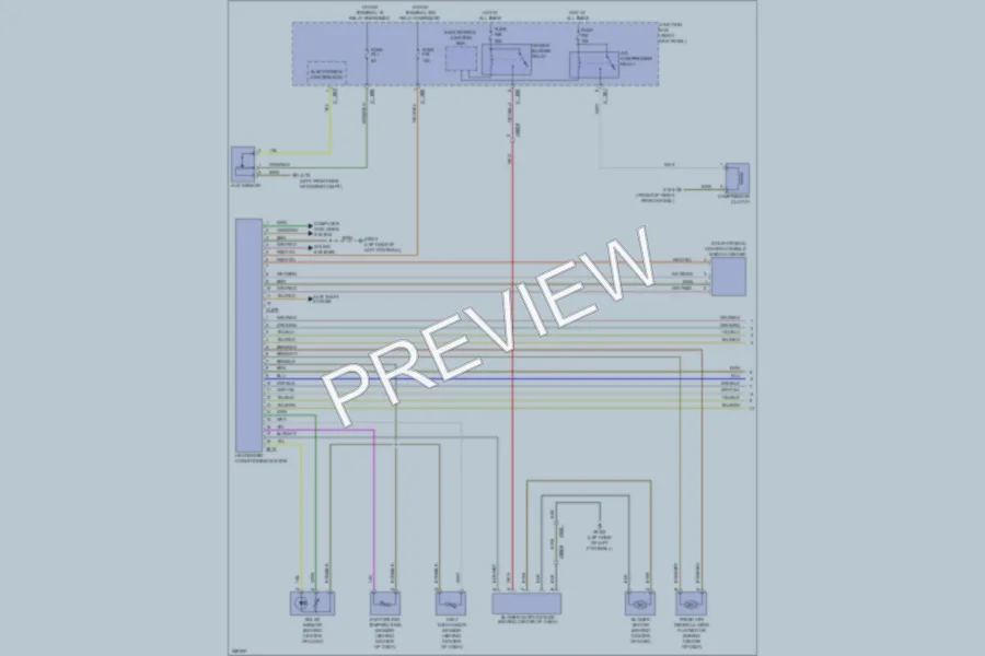 2011 MINI CooperCountryman Air Conditioning wiring diagram preview