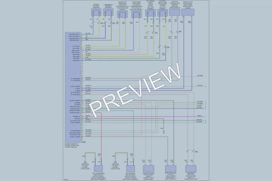 2011 MINI CooperCountryman Supplemental Restraints wiring diagram preview