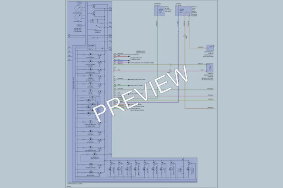2011 Mazda 2 Instrument Cluster wiring diagram preview