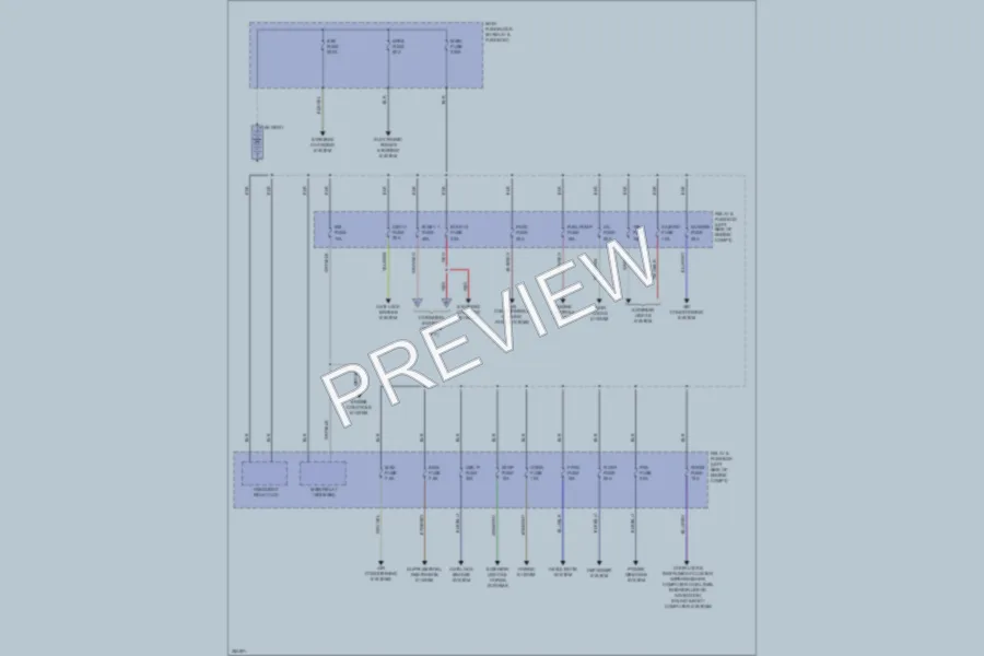 2011 Mazda 2 Power Distribution wiring diagram preview