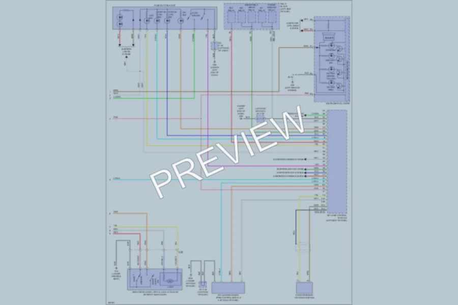 2011 Mazda 3 Anti Theft wiring diagram preview