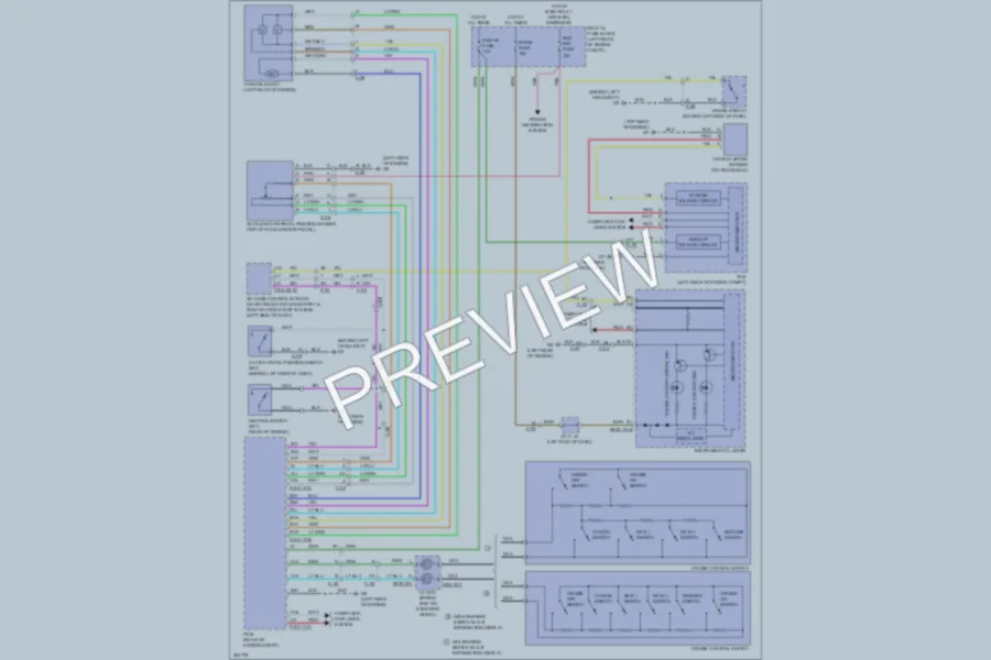 2011 Mazda 3 Cruise Control wiring diagram preview