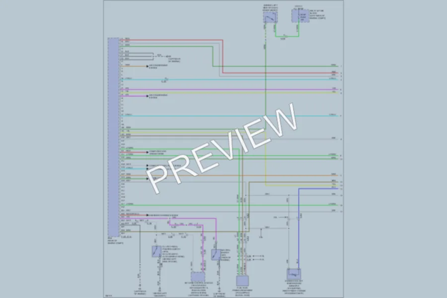 2011 Mazda 3 Engine Performance wiring diagram preview