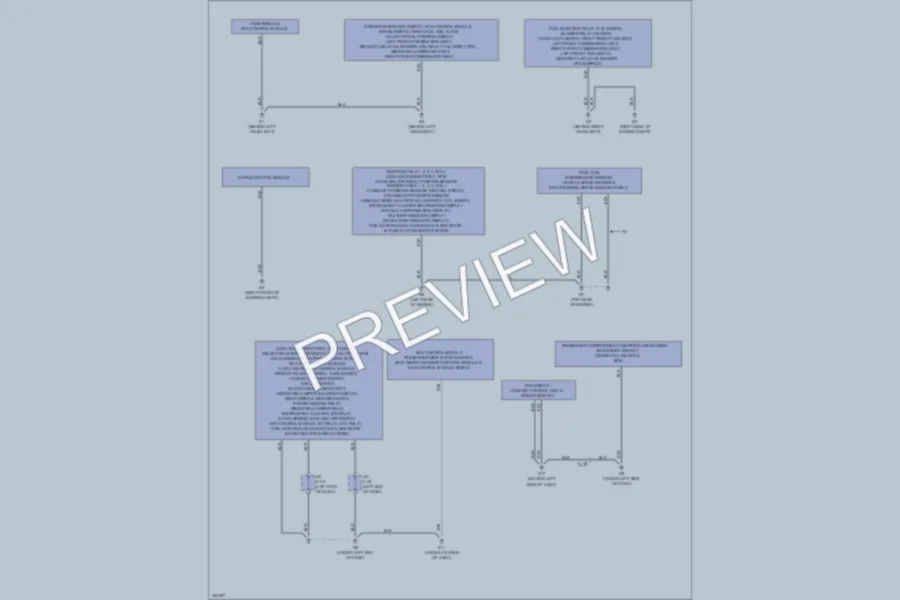 2011 Mazda 3 Ground Distribution wiring diagram preview