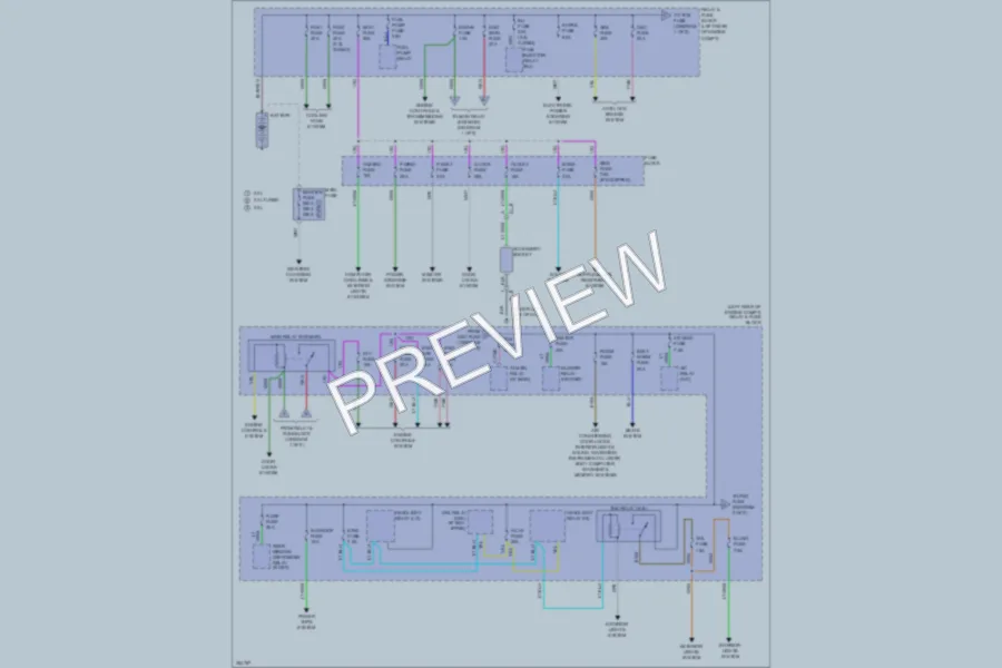 2011 Mazda 3 Power Distribution wiring diagram preview