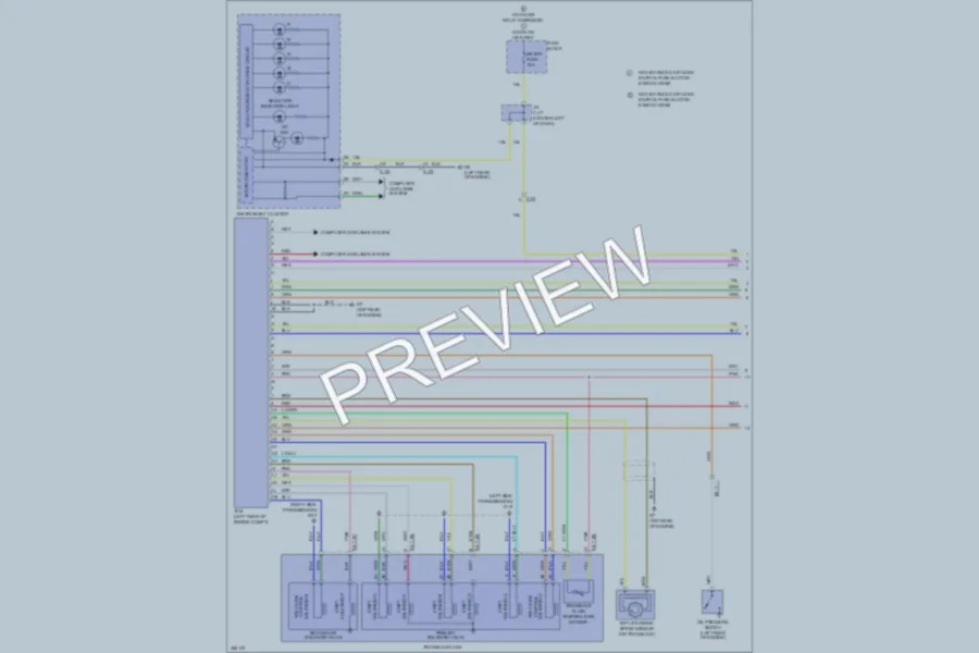 2011 Mazda 3 Transmission wiring diagram preview