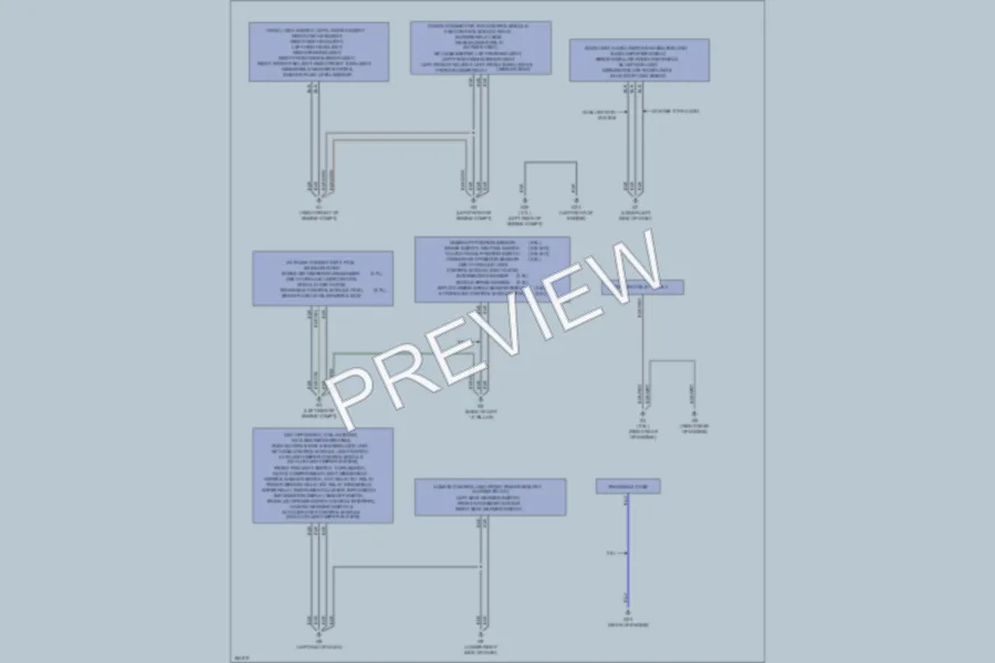 2011 Mazda 6 Ground Distribution wiring diagram preview