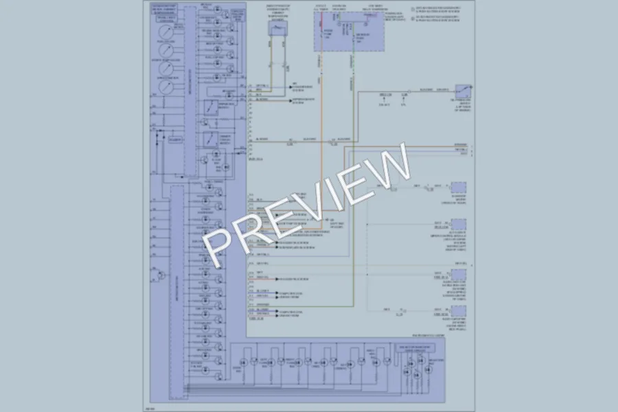 2011 Mazda 6 Instrument Cluster wiring diagram preview