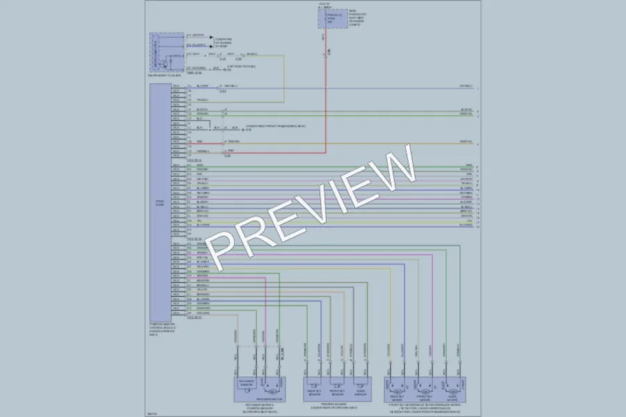 2011 Mazda 6 Memory Systems wiring diagram preview