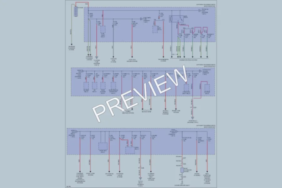 2011 Mazda 6 Power Distribution wiring diagram preview
