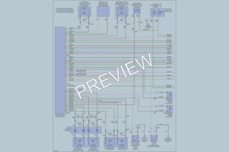 2011 Mazda 6 Supplemental Restraints wiring diagram preview