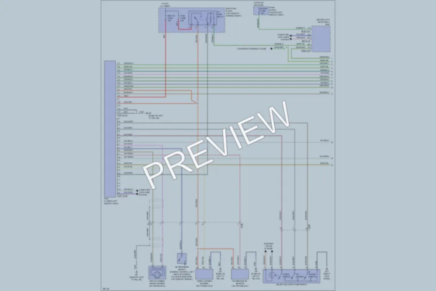 2011 Mazda 6 Transmission wiring diagram preview