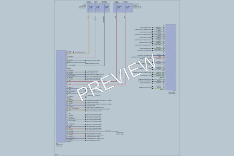 2011 Mazda CX7 Body Control Modules wiring diagram preview