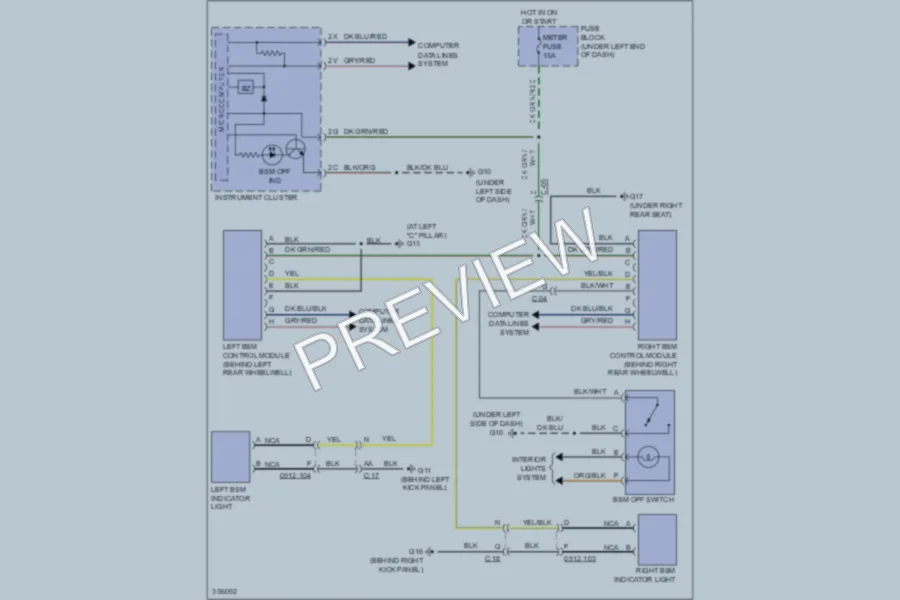 2011 Mazda CX7 Navigation wiring diagram preview