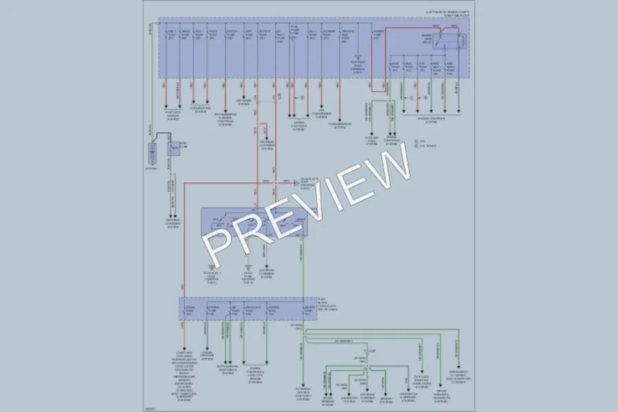 2011 Mazda CX7 Power Distribution wiring diagram preview