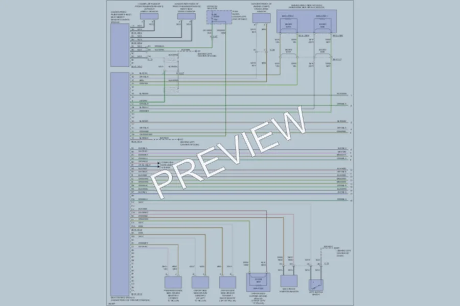 2011 Mazda CX7 Supplemental Restraints wiring diagram preview