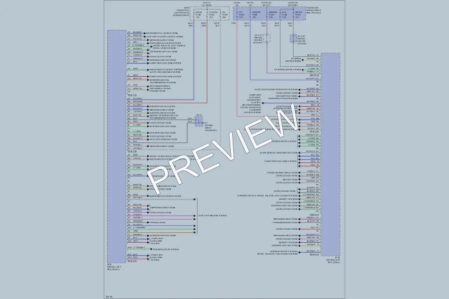 2011 Mazda CX9 Body Control Modules wiring diagram preview