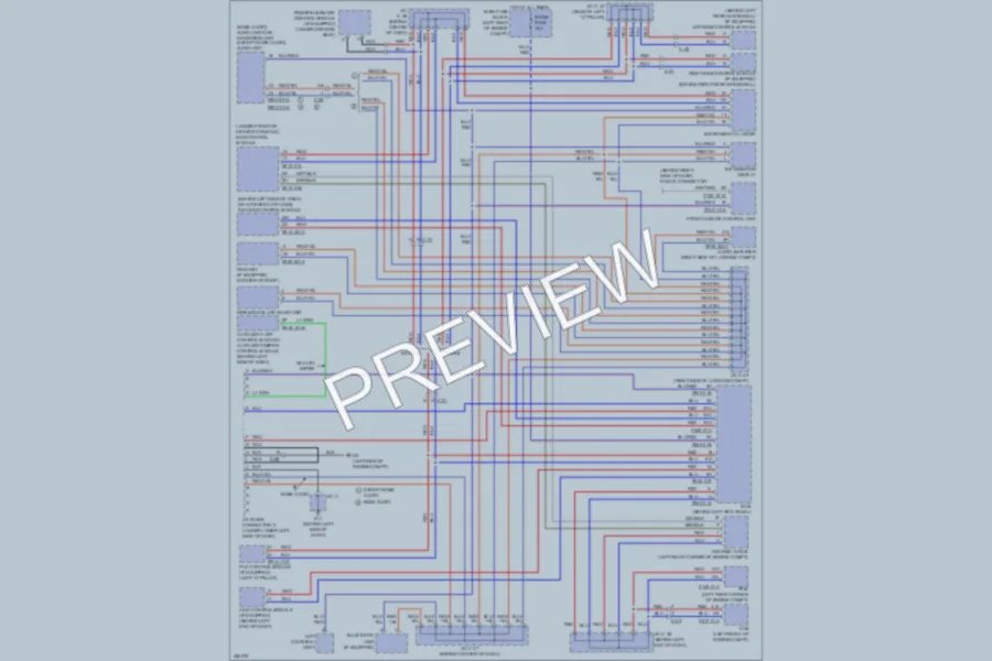 2011 Mazda CX9 Computer Data Lines wiring diagram preview
