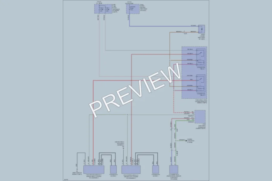 2011 Mazda CX9 Cooling Fan wiring diagram preview