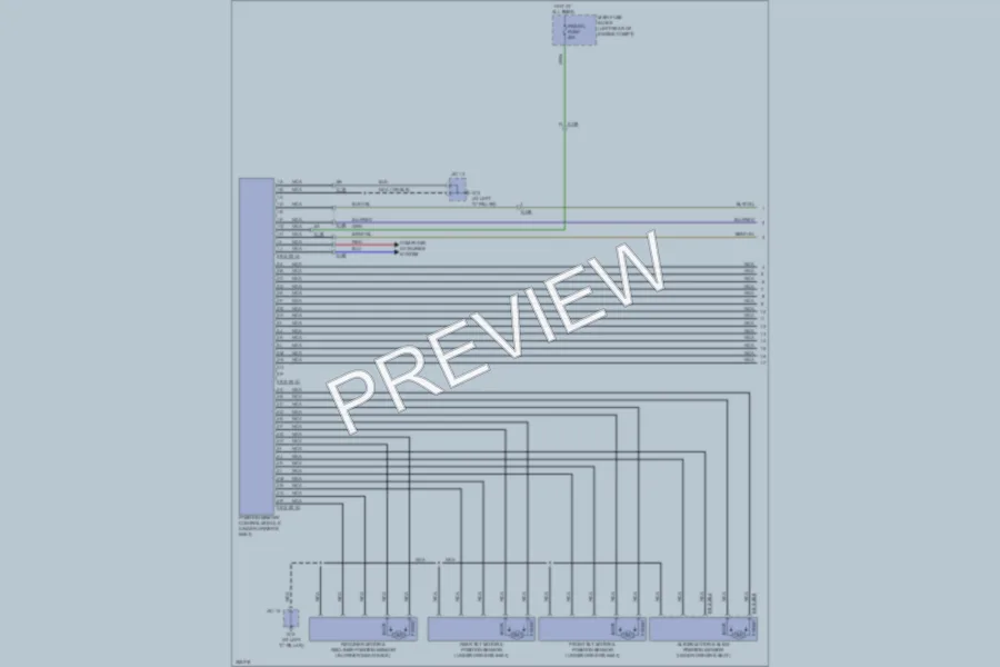 2011 Mazda CX9 Memory Systems wiring diagram preview